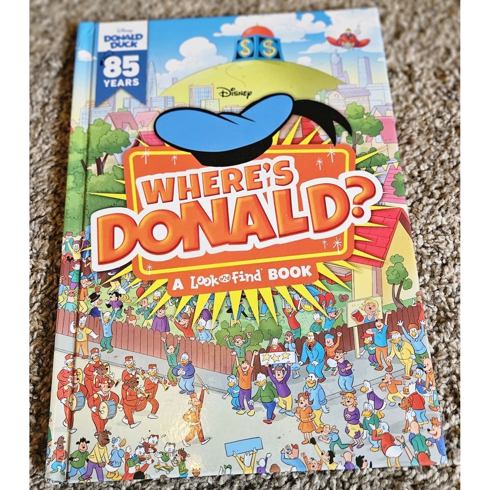 Disney: Where's Donald? a Look and Find Book: A L... by Salati, Giorgio Hardback